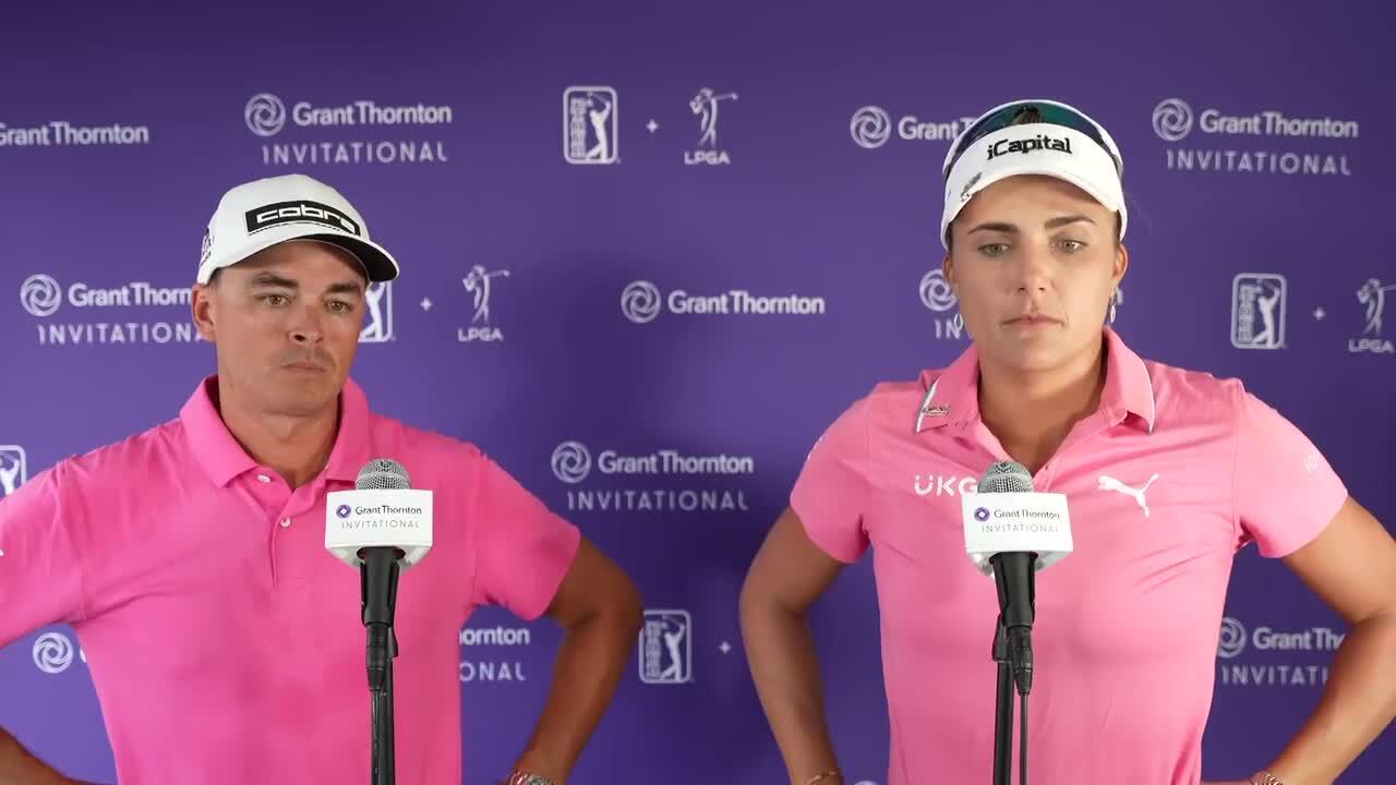 Lexi Thompson And Rickie Fowler Second Round Interview Grant