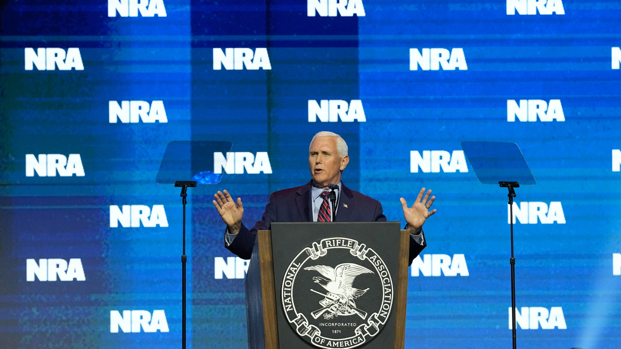 Mike Pence booed at NRA convention