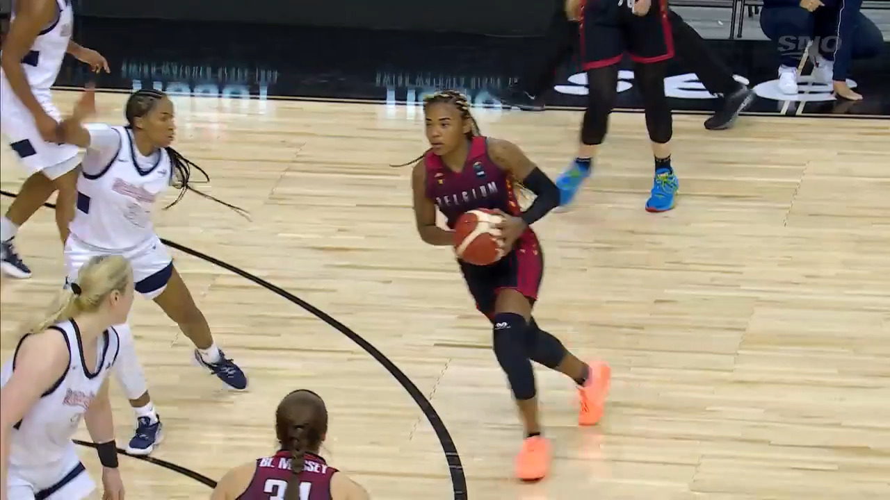 Belgian Maxuella Lisova Mbaka MVP chant who defeated the United States
