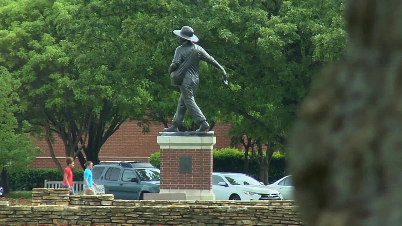 University of Oklahoma flowers (closing shots)