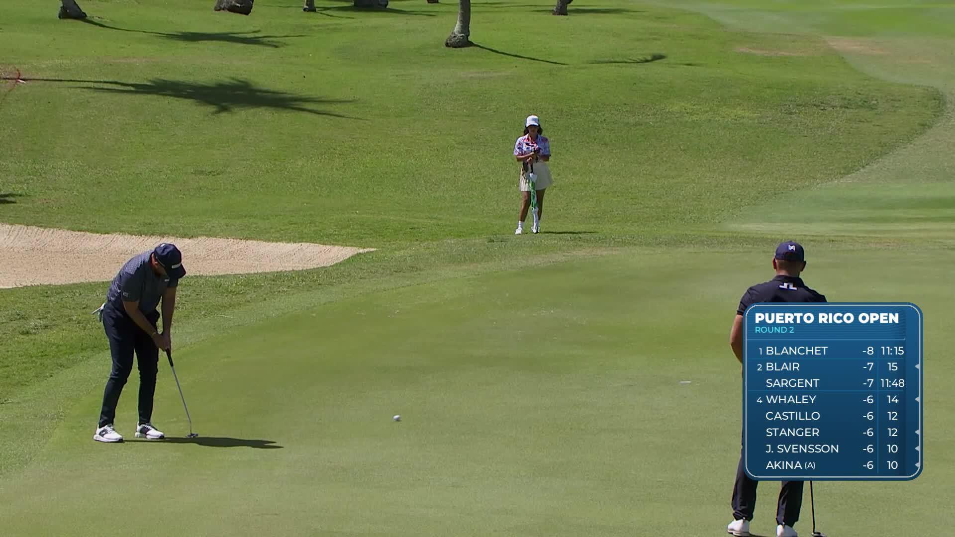 Danny Willett makes birdie on No. 16 at Puerto Rico
