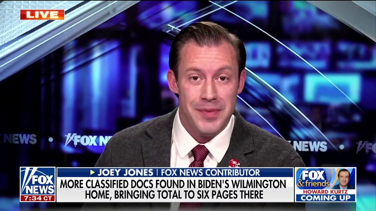 Joey Jones Rips Double Standard Over Biden Doc Storage Fox News Video