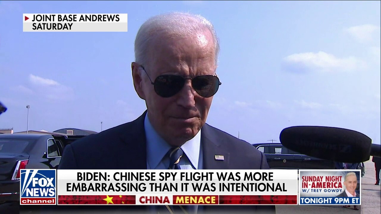 Biden Downplays Chinese Spy Flight More Embarrassing Than Intentional