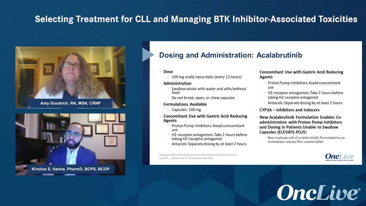 Selecting Treatment for CLL and Managing BTK Inhibitor-Associated Toxicities