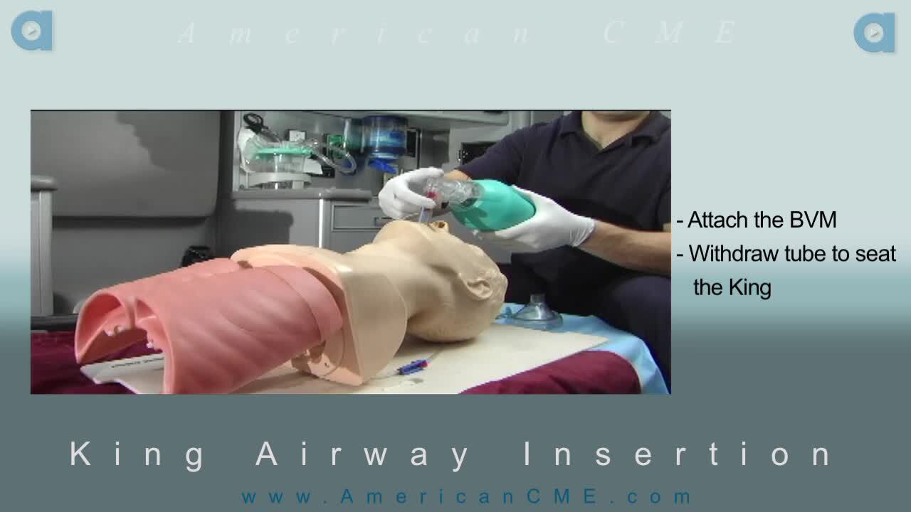 Video King Airway insertion tip