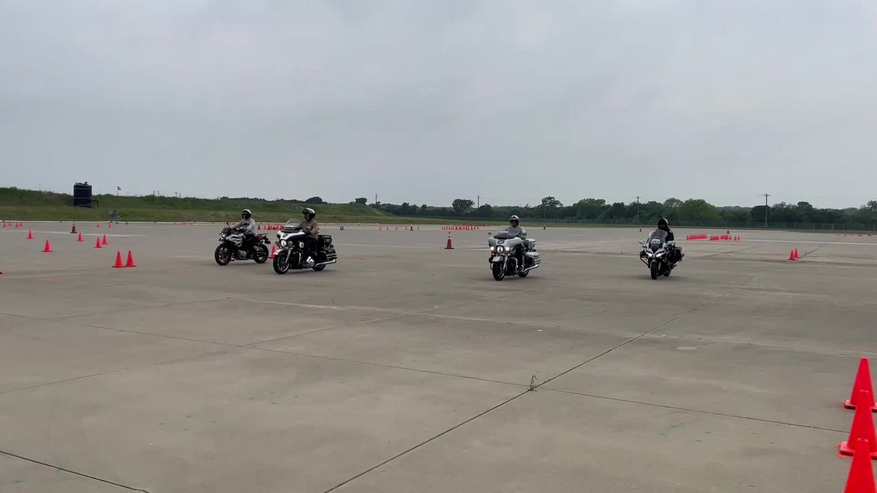 Texas police motorcycle certification course aims to improve officers'  safety