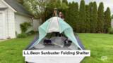 L.L.Bean Sunbuster Folding Shelter Beach Tent