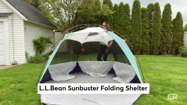 L.L.Bean Sunbuster Folding Shelter Beach Tent
