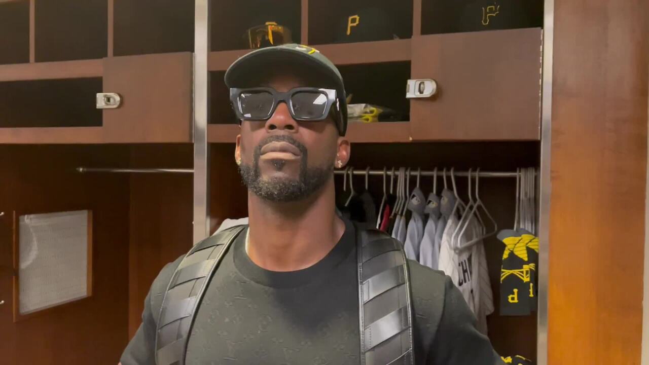 Andrew McCutchen celebrates Jackie Robinson Day with game-deciding