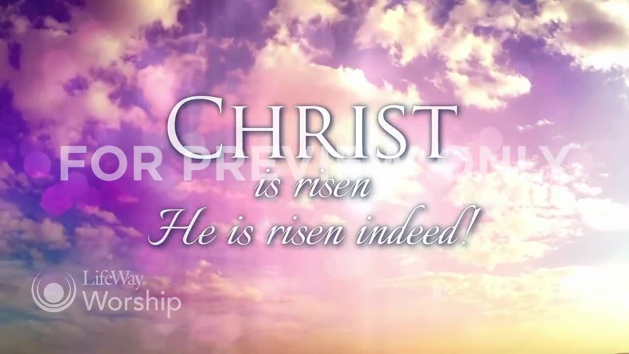 christ is risen he is risen indeed