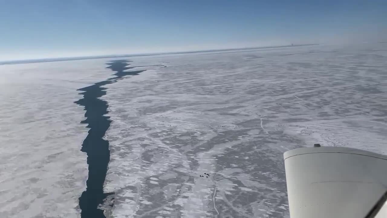 There's no such thing as safe ice': 18 people rescued from Lake Erie ice  floe that broke off near Catawba Island 