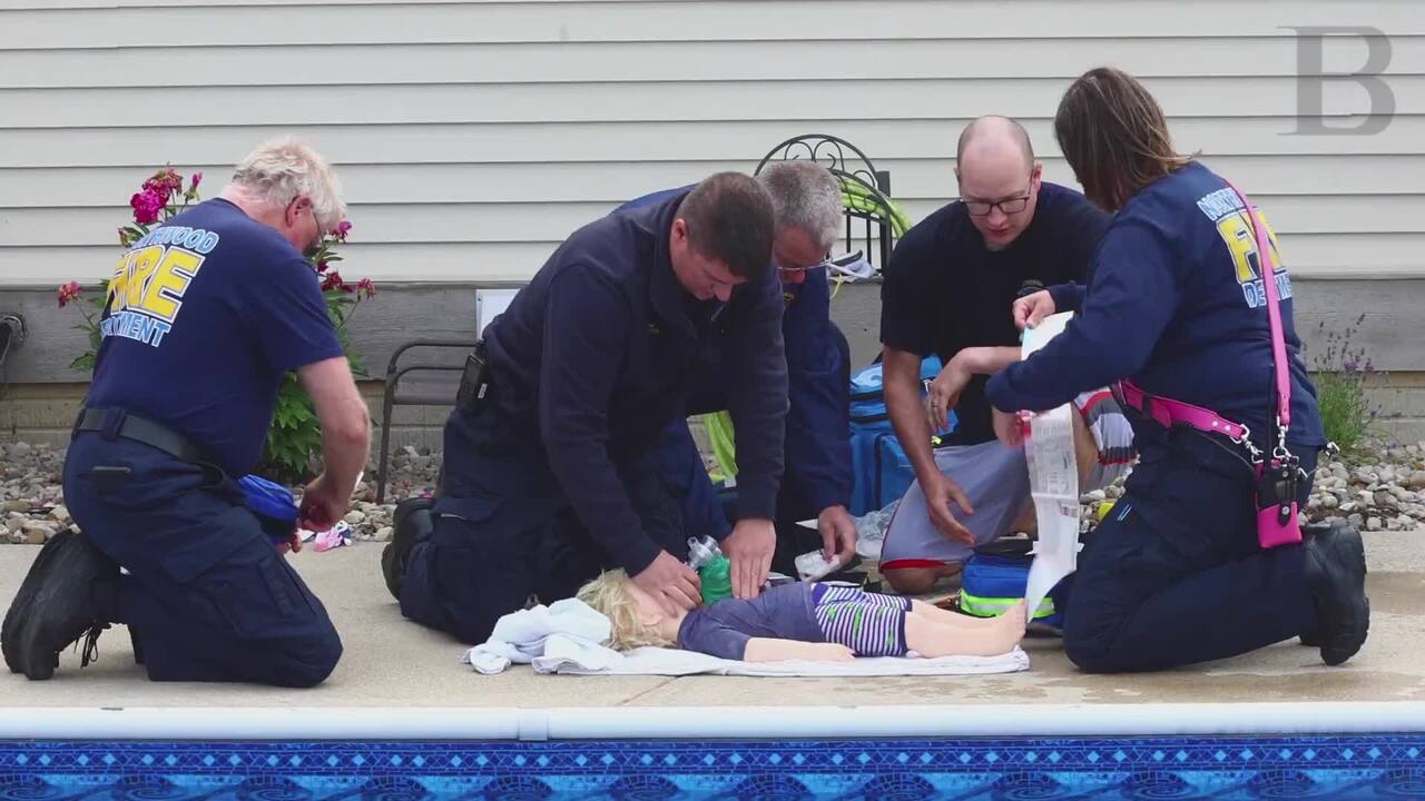 Northwood Fire Department practices water rescue The Blade Video