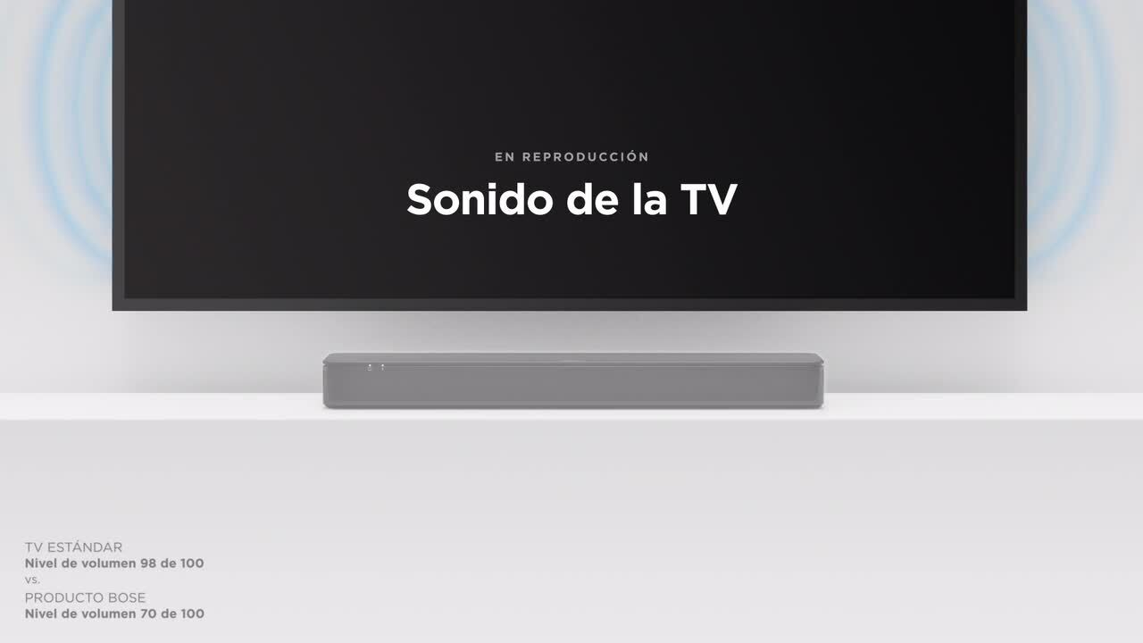 Barra de Sonido Bose TV Speaker Bluetooth Negro