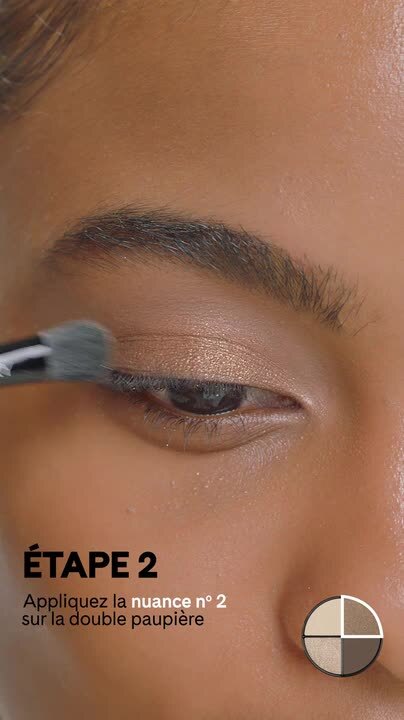 Comment appliquer le Quatuor d’ombres à paupières Golden Harvest Go Vibrant Artistry 