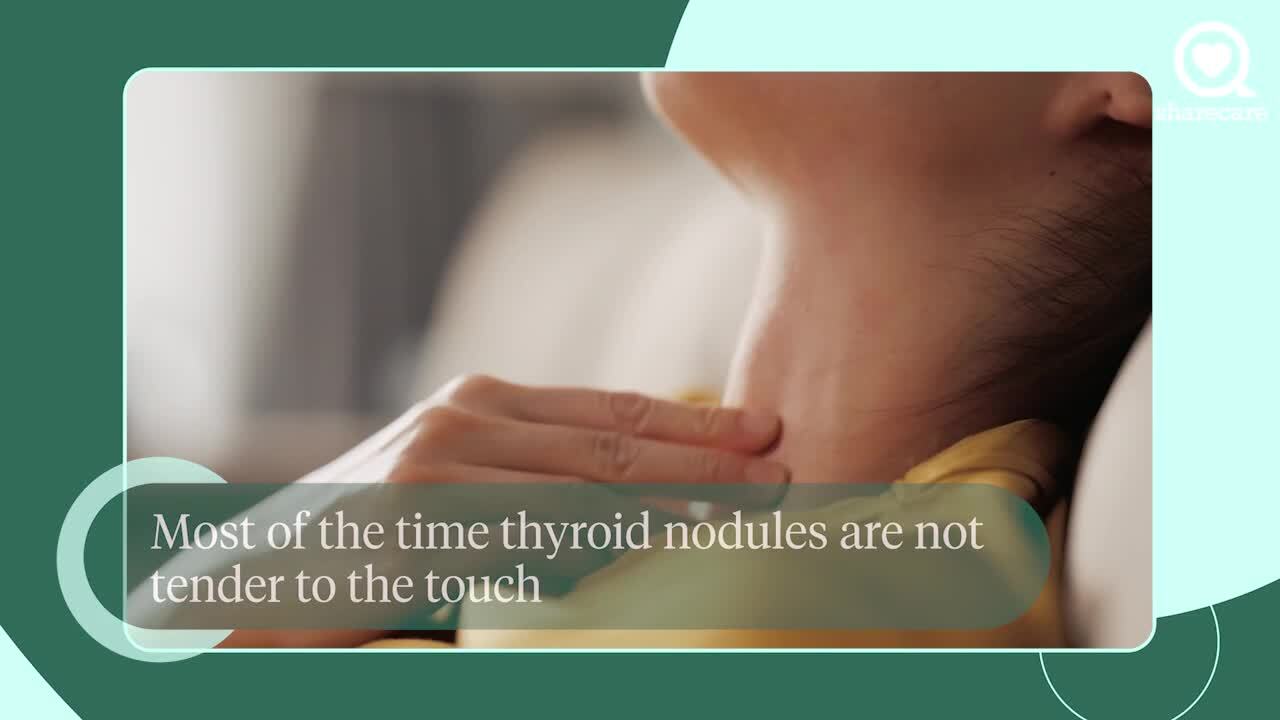 When should I call my doctor if I have thyroid nodules?