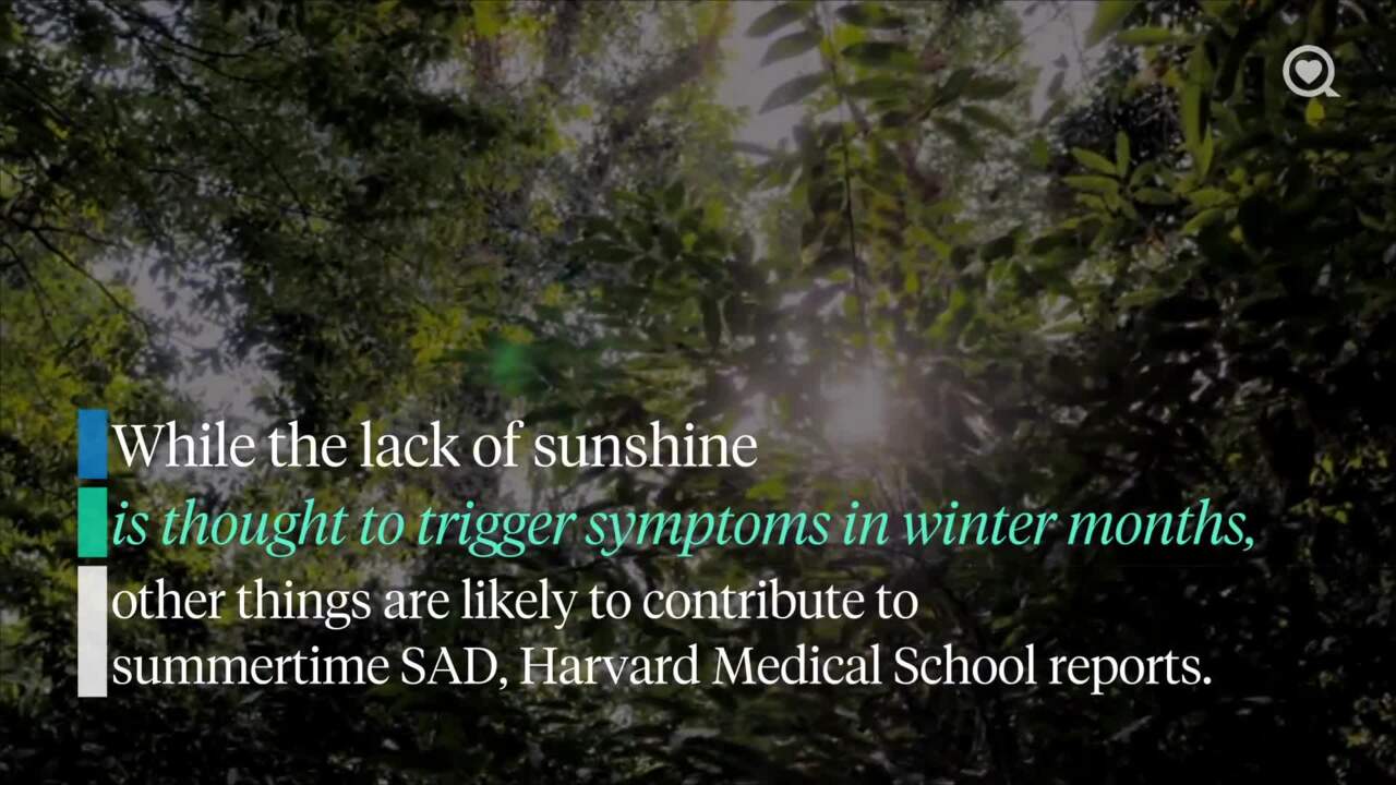 Seasonal affective disorder in the summer? It's a real thing