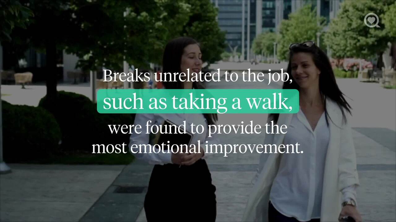 Microbreaks can increase well-being and productivity