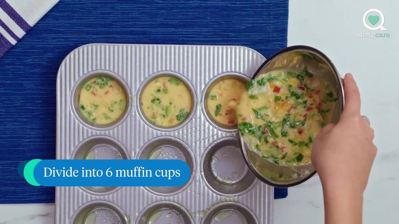 Scrambled egg muffins