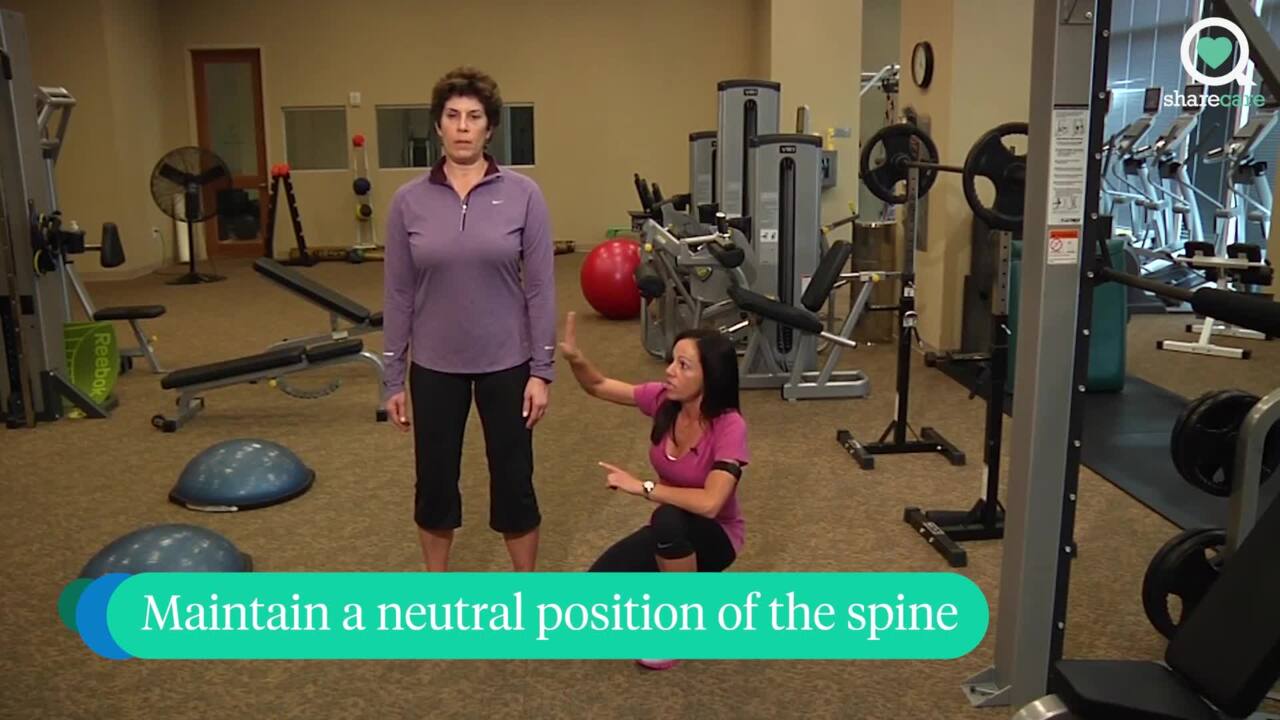 How to maintain posture while you exercise