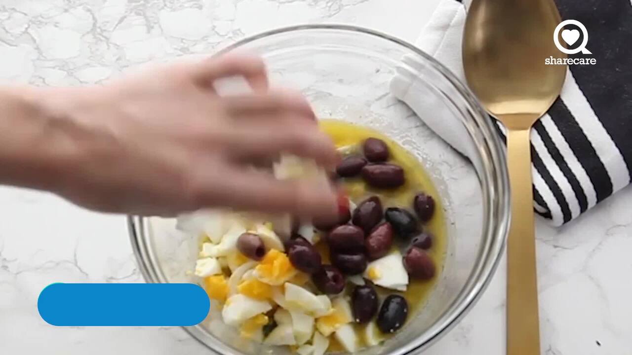 Lightened-up potato salad