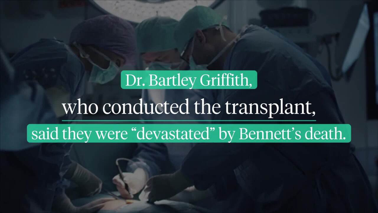 Patient who received groundbreaking pig heart transplant dies