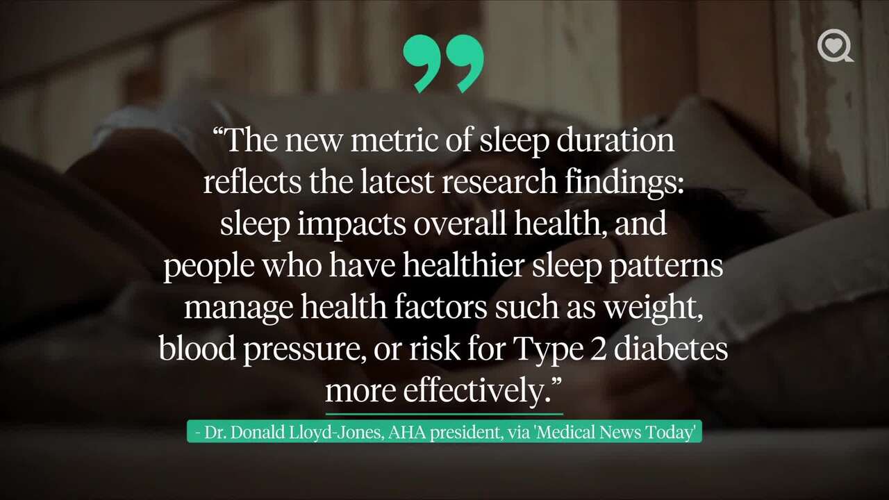 Sleep duration affects heart health, recommendations suggest