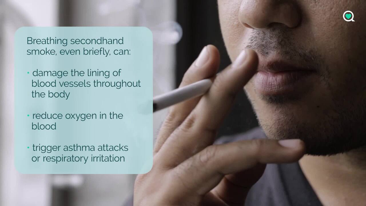 Does secondhand smoke contain harmful chemicals?