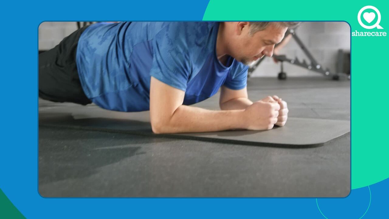 Learn how to do a lower intensity modified plank
