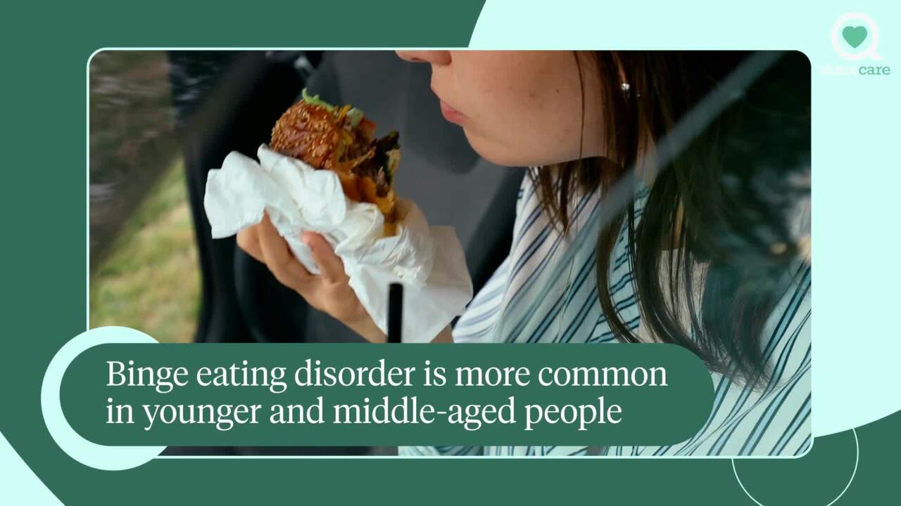 What role do emotions play in binge eating?