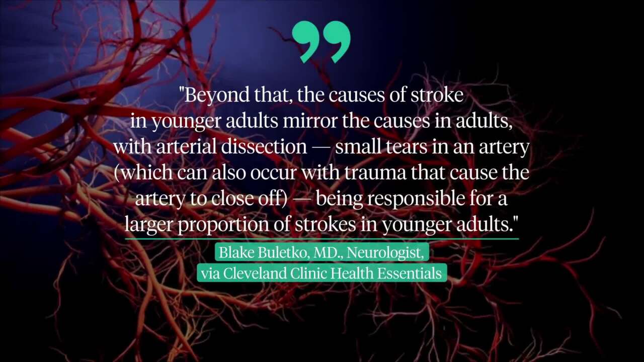 How common is it for young people to have strokes?
