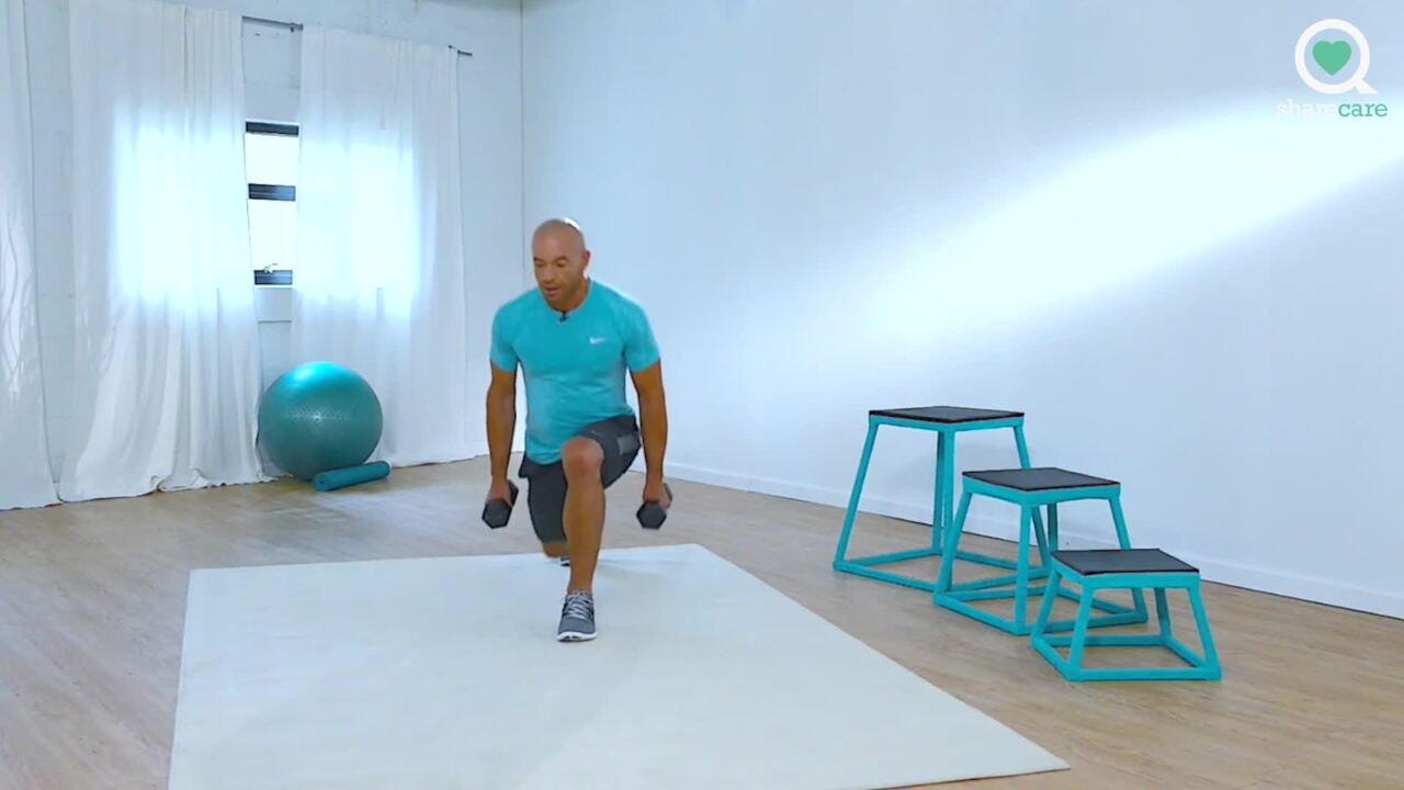 Quick & fit: forward and back lunge