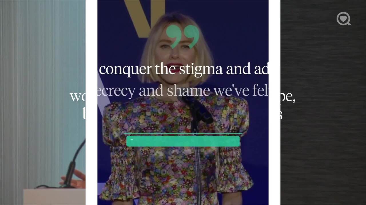 Naomi Watts wants to remove the stigma surrounding menopause