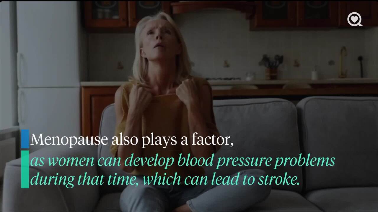 Why are strokes more common in women?