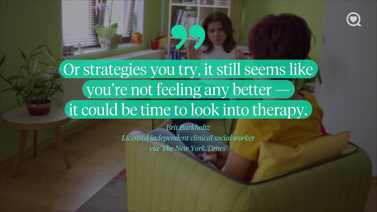 These signs could mean it may be time for therapy