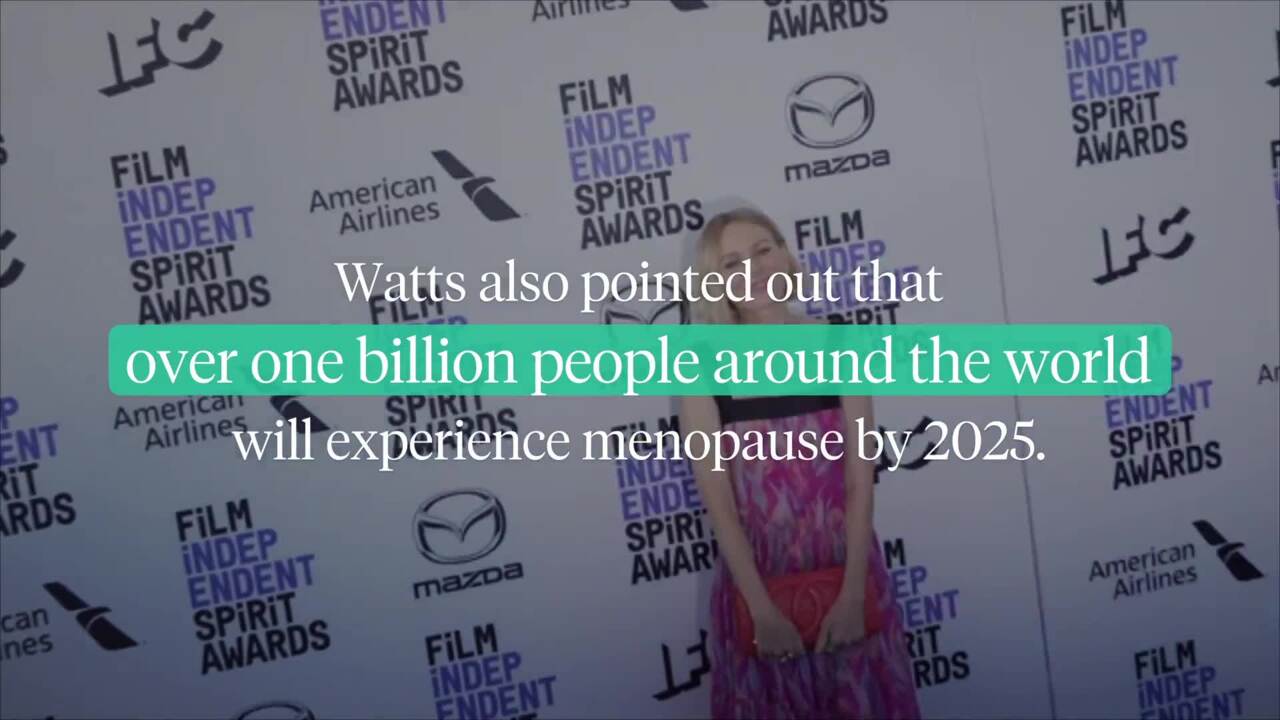 Naomi Watts wants to remove the stigma surrounding menopause
