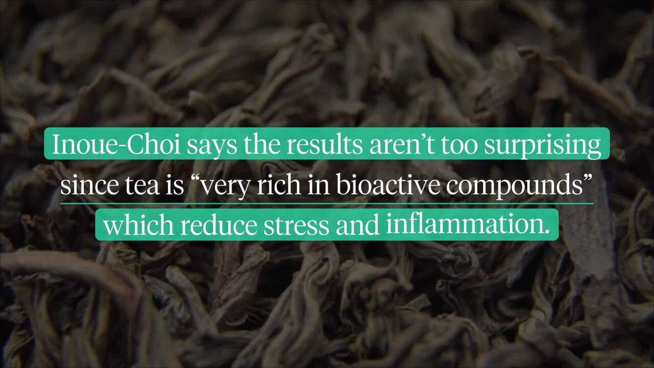 Drinking black tea may lower risk of death, study suggests