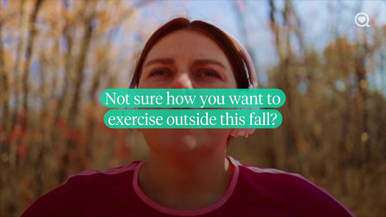 Why fall is great for exercising outdoors