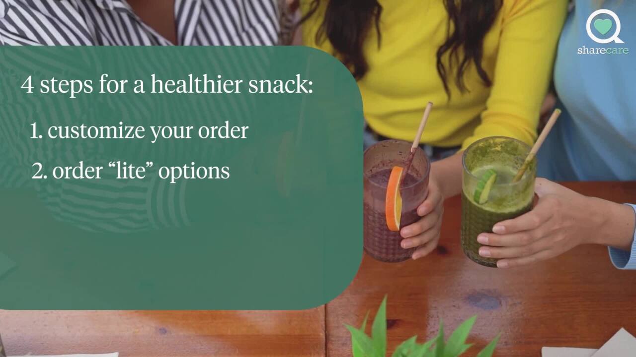 4 steps for a healthier snack