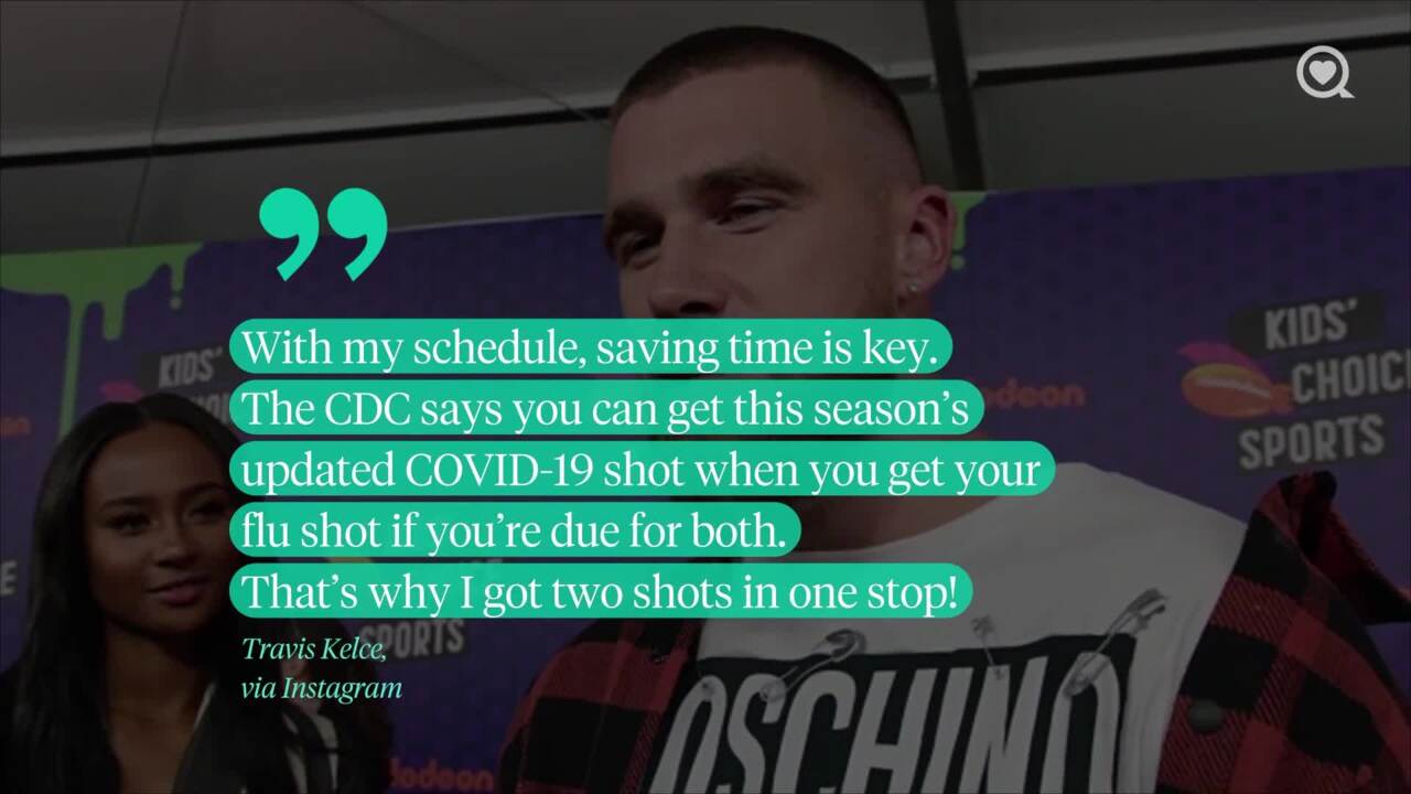 Travis Kelce appears in campaign for flu and COVID vaccines