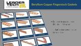 Beryllium Copper Fingerstock Gaskets Beryllium Copper Fingerstock Gaskets