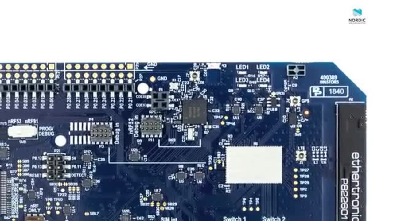 Introducing nRF9160 DK for cellular IoT applications