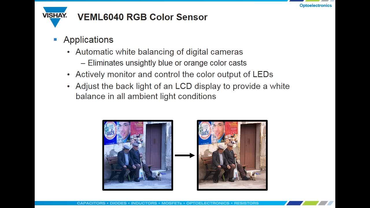 VEML6040 RGBW Optical Sensor