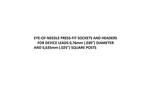 PRECI DIP EYE OF NEEDLE v023 Interconnects for 076mm leads PRECI DIP EYE OF NEEDLE v023 Interconnects for 076mm leads
