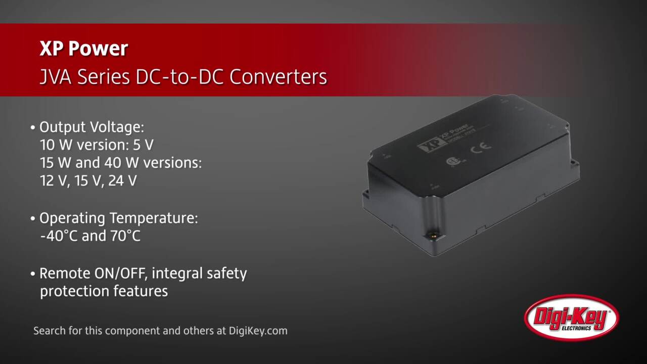 XP Power JVA Series DC-to-DC Converters | DigiKey Daily