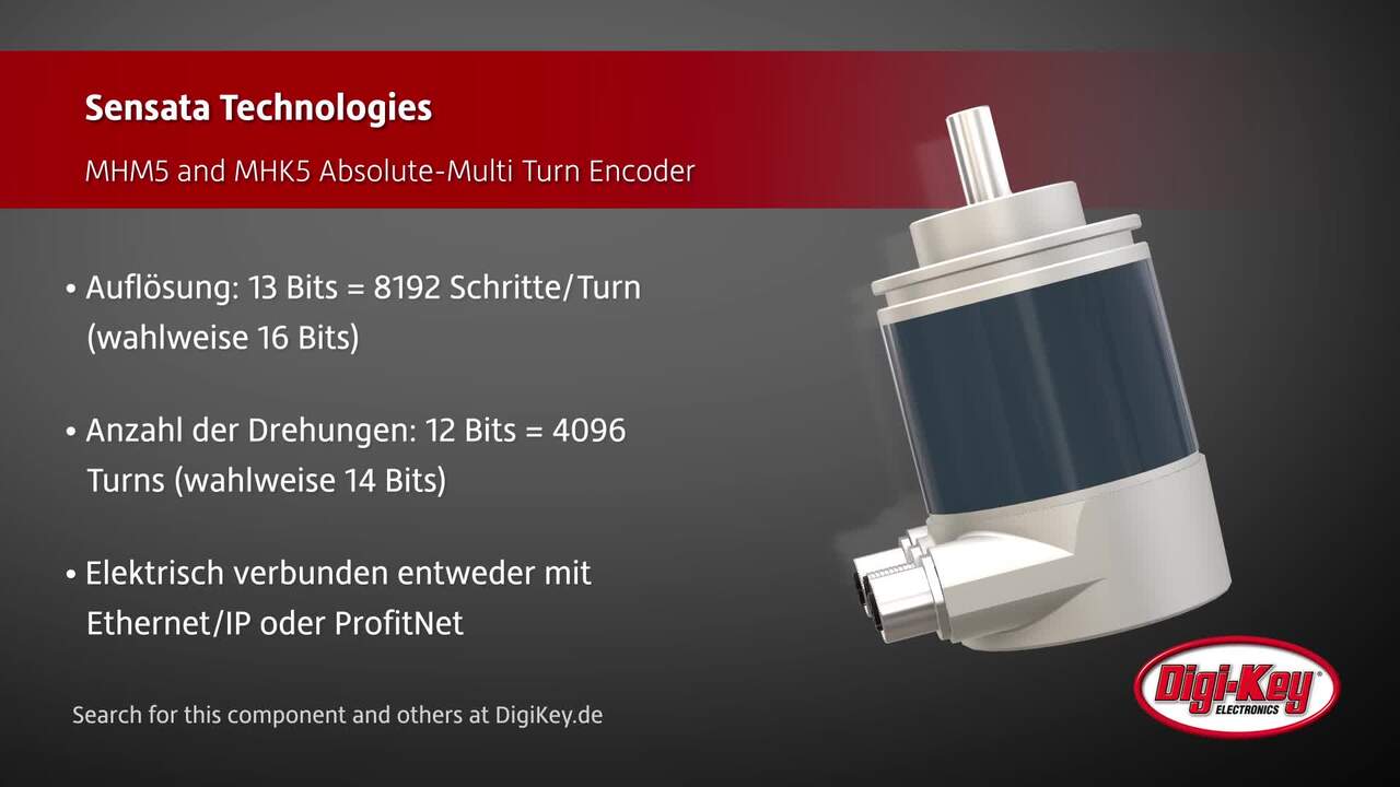Sensata Technologies MHM5 and MHK5 Encoders | DigiKey Daily