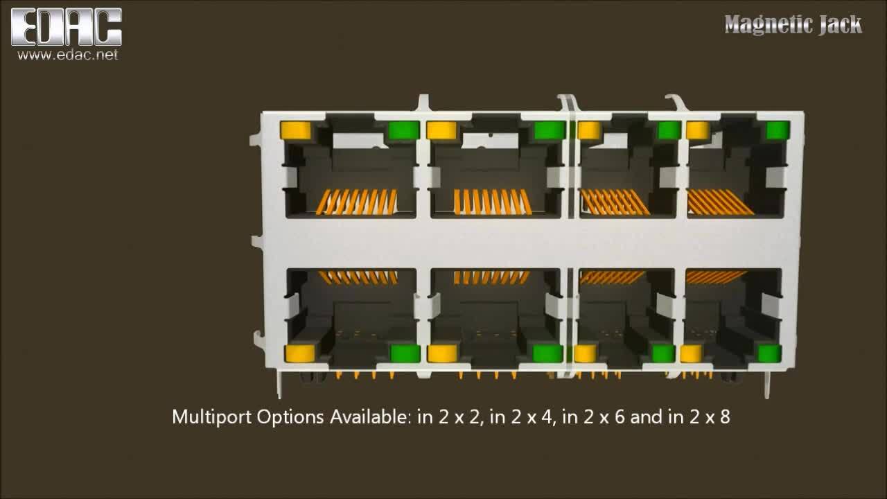 EDAC Magnetic Jack Connector