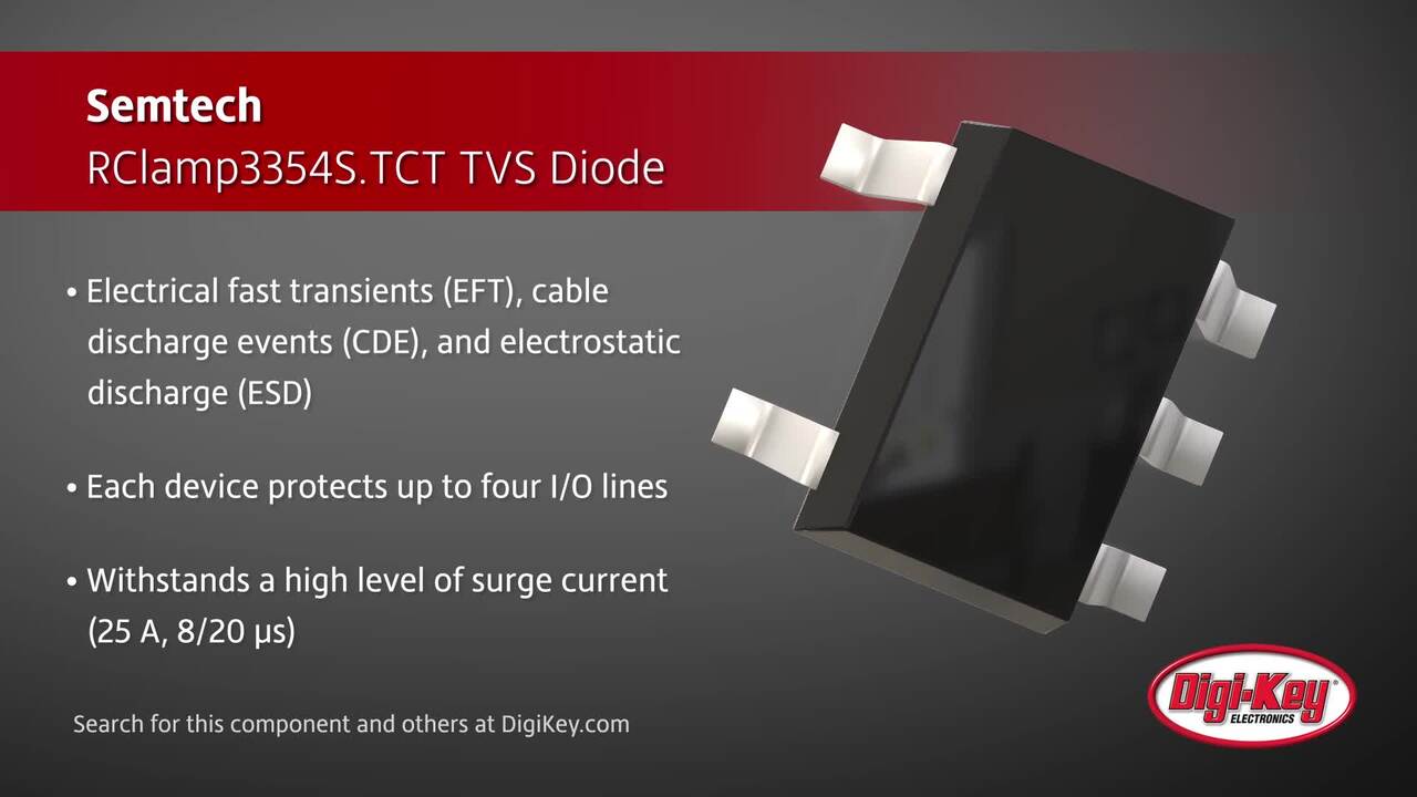 Semtech RClamp3354S.TCT TVS Diode | DigiKey Daily