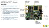 Overview of QorIQ Layerscape LS1012A development board, FRWY-LS1012A with Manya Rastogi Overview of QorIQ Layerscape LS1012A development board, FRWY-LS1012A with Manya Rastogi