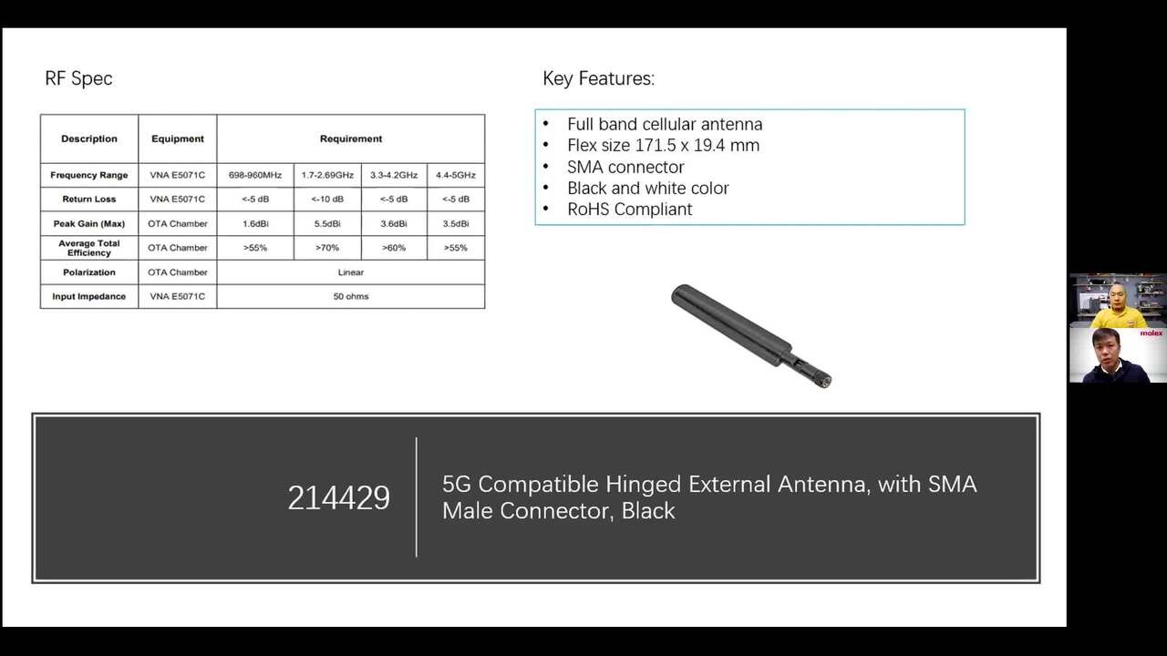 大咖在DK | 详细讲解了Molex在5G场景下的优势产品，以及天线设计中的常见问题和对策
