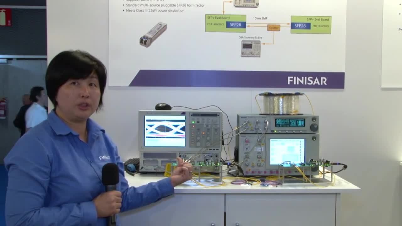 Coherent Longwave 25GE SFP28 Transceiver Demonstration at ECOC 2015